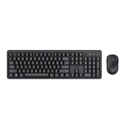 Trust Ody II keyboard Mouse included Office RF Wireless QWERTY UK English Black Trust Ody II keyboard Mouse included Office RF Wireless QWERTY UK English Black